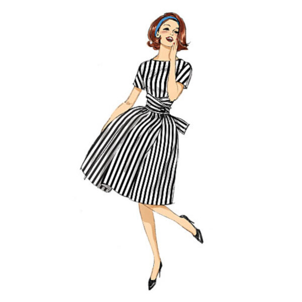 Butterick Schnittmuster - Retro - B6318 - Kleid der 60er Jahre – Bild 4