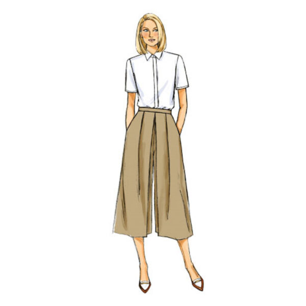 Butterick Schnittmuster - easy - B6178 - Hosenrock verschiedene Längen – Bild 4