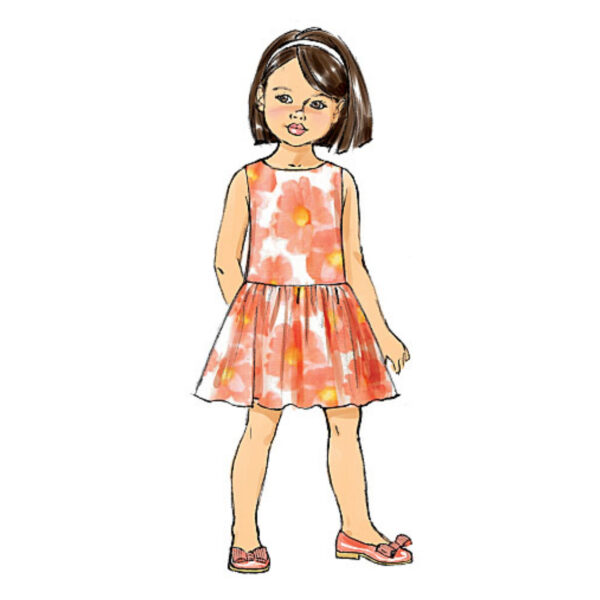Butterick Schnittmuster - B6201 - schlichtes Sommerkleid für Kinder – Bild 5