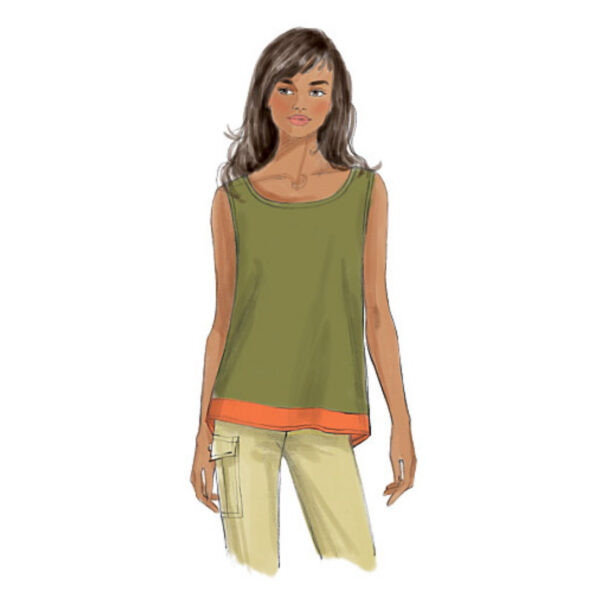 Butterick Schnittmuster - easy - B6214 -  Shirt oder schlichte Bluse – Bild 5