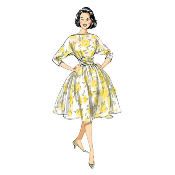 Butterick Schnittmuster - Retro - B6242 - Kleid der 60er Jahre – Bild 5