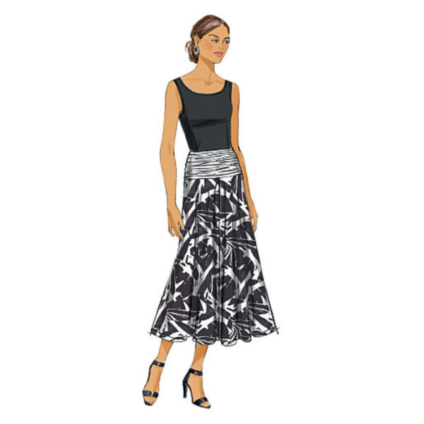 Butterick Schnittmuster - Easy - B6249 - Tellerrock mit Sattel – Bild 5
