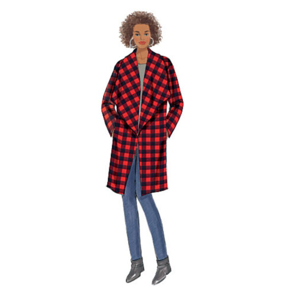 Butterick Schnittmuster - easy - B6250 -  Mantel, Cape, Jacke – Bild 5