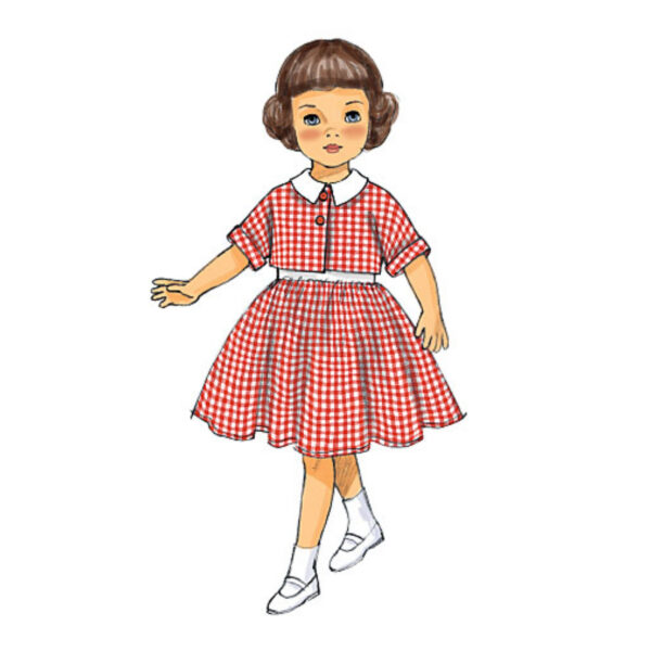 Butterick Schnittmuster - Retro - B6265 - Puppenkleider der 50er Jahre – Bild 5