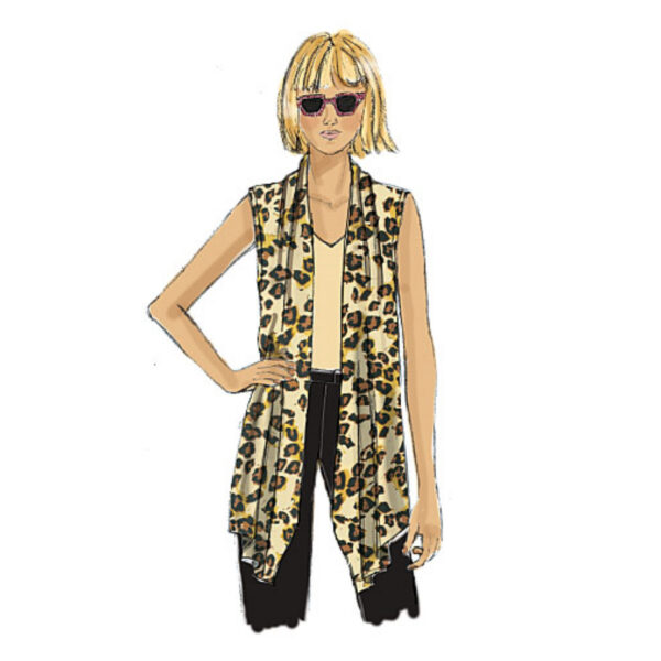 Butterick Schnittmuster - B6328 - Jacke oder Weste – Bild 6