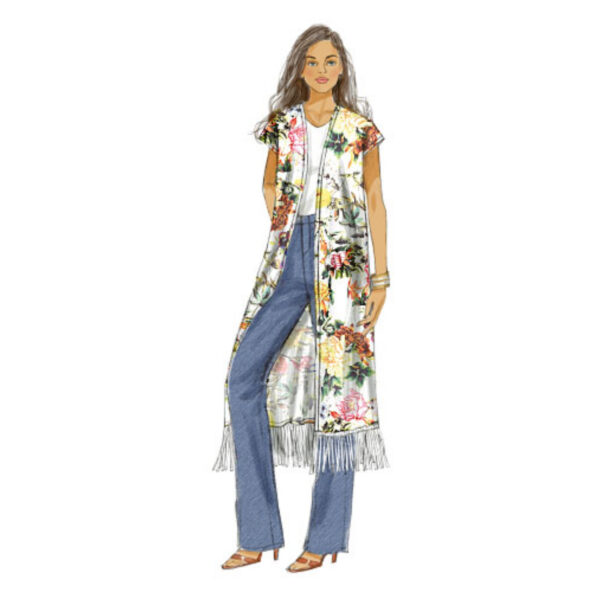 Butterick Schnittmuster - easy - B6176 -  Überwurf, Weste, Jacke – Bild 6