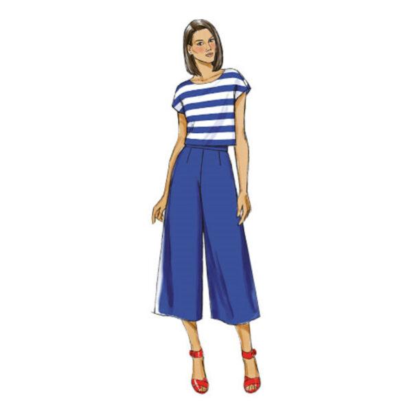 Butterick Schnittmuster - easy - B6178 - Hosenrock verschiedene Längen – Bild 5