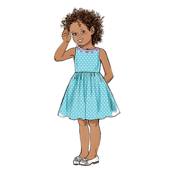 Butterick Schnittmuster - B6201 - schlichtes Sommerkleid für Kinder – Bild 6