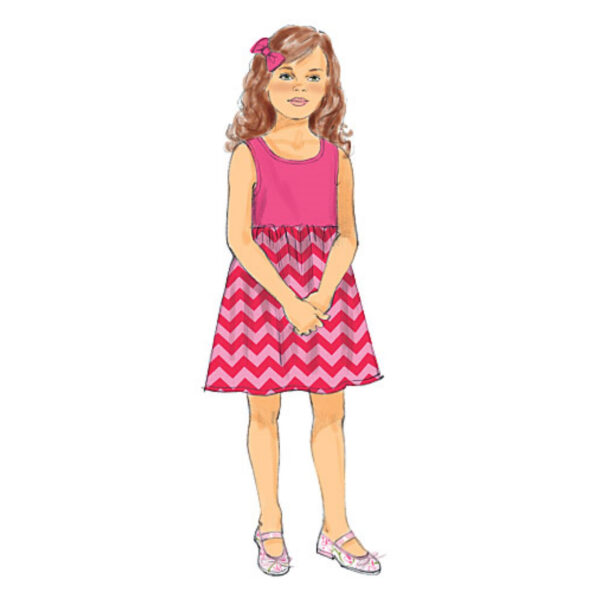 Butterick Schnittmuster - B6202 - schlichtes Sommerkleid oder kurzer Overall für Kinder – Bild 6