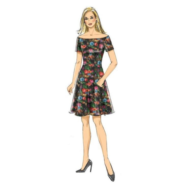 Butterick Schnittmuster - B6639 -  elegantes Kleid mit Schleppe – Bild 6