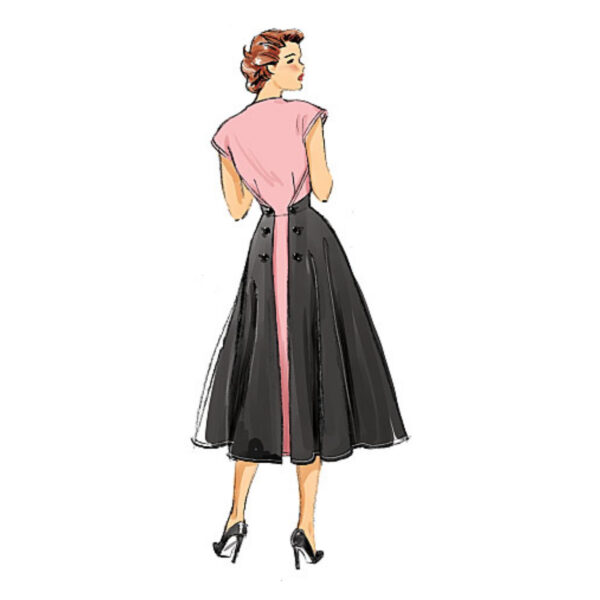 Butterick Schnittmuster - Retro - B6212 - Kleid der 50er Jahre – Bild 7