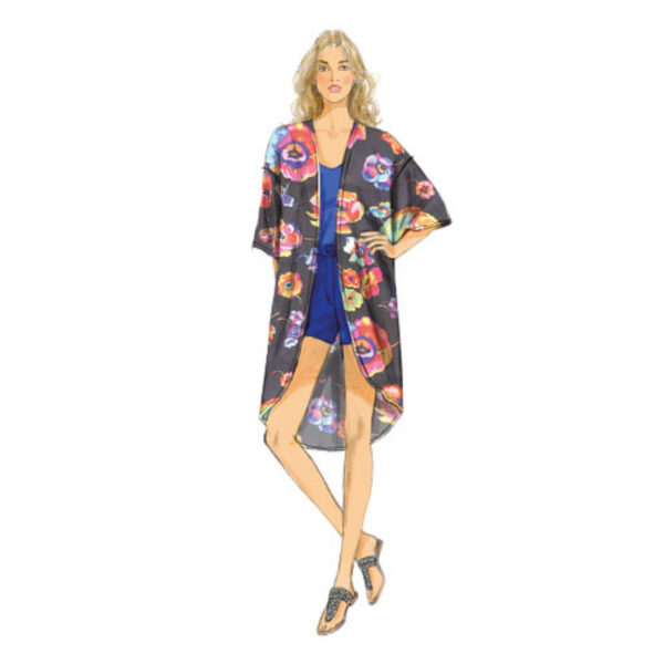 Butterick Schnittmuster - easy - B6176 -  Überwurf, Weste, Jacke – Bild 8