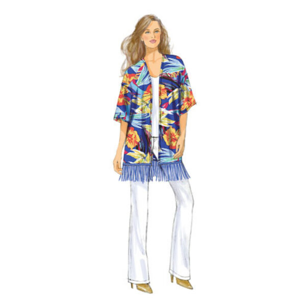 Butterick Schnittmuster - easy - B6176 -  Überwurf, Weste, Jacke – Bild 9