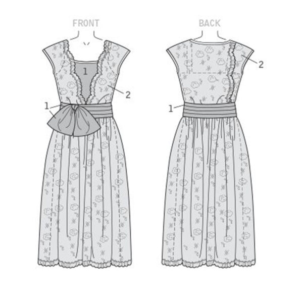 Butterick Schnittmuster - History - B6399 - historisches Kleid der Charleston Zeit – Bild 7