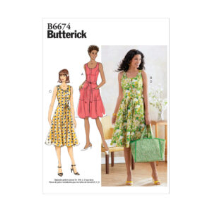 Butterick Schnittmuster - B6674 - flottes Sommerkleid