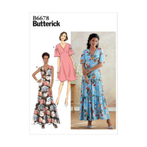 Butterick Schnittmuster - B6678 - Sommerkleid mit Stufenrock