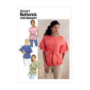 Butterick Schnittmuster - B6685 - einfache Sommerbluse