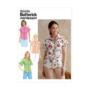 Butterick Schnittmuster - B6686 - sommerliche Hemdbluse