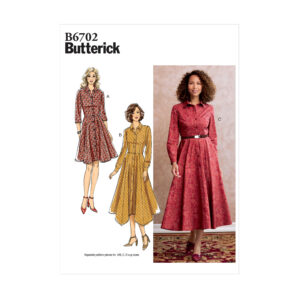 Butterick Schnittmuster - B6702 - Hemdblusenkleid