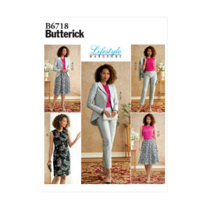 Butterick Schnittmuster - Lifestyle - B6718 -  sportlich, elegante Damenkombinationen