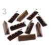 Ab 1.20 EUR - 2/4/10 Endstücke - für 30mm Gurtband - Antik