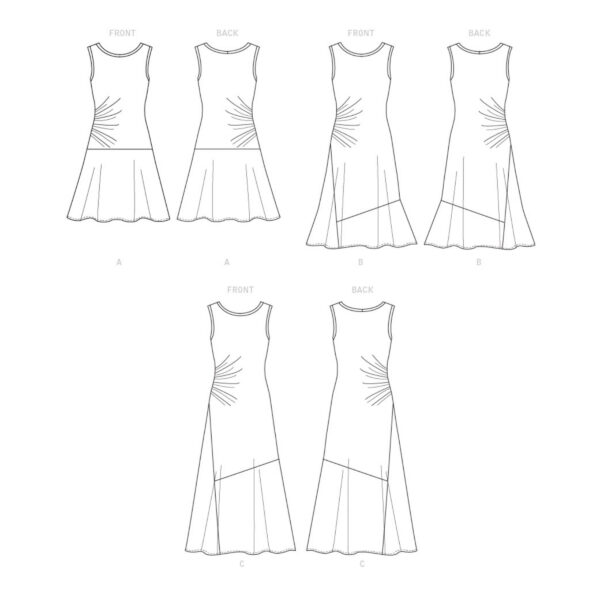 Butterick Schnittmuster - B6680 - sommerliches Trägerkleid – Bild 9
