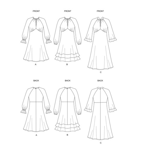 Butterick Schnittmuster - B6705 - Damenkleid – Bild 3