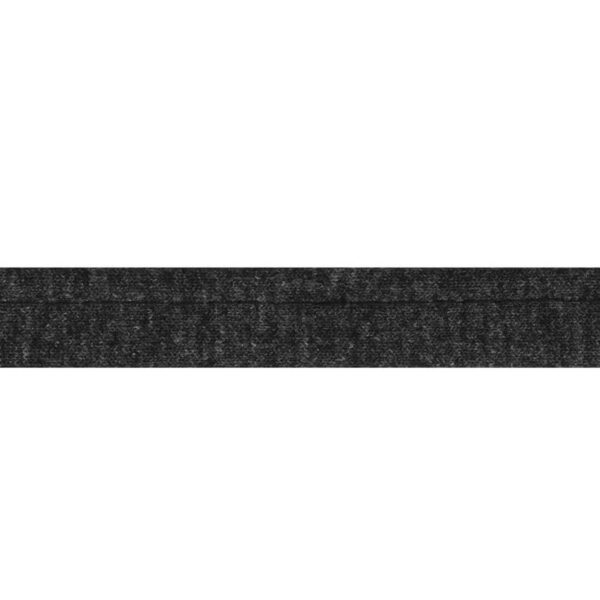 1.73 EURO/ m - Jersey  Paspelband - 3m Oaki Doki -  12mm - Grau, Schwarz – Bild 6