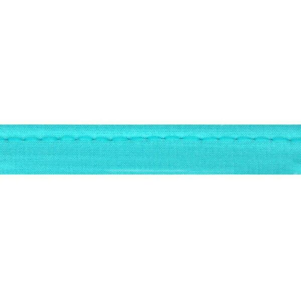 1.73 EURO/ m - Jersey  Paspelband - 3m Oaki Doki -  12mm - Blautöne – Bild 6