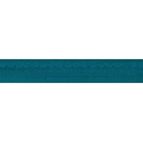 1.73 EURO/ m - Jersey  Paspelband - 3m Oaki Doki -  12mm - Blautöne – Bild 7