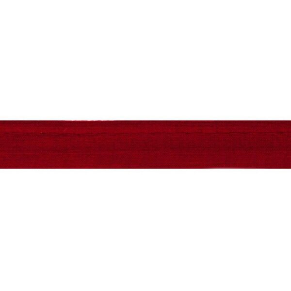 1.73 EURO/ m - Jersey  Paspelband - 3m Oaki Doki -  12mm - Rottöne – Bild 7