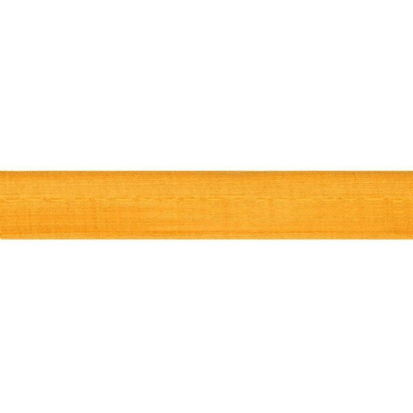1.73 EURO/ m - Jersey  Paspelband - 3m Oaki Doki -  12mm - weiß, gelb, orange – Bild 5