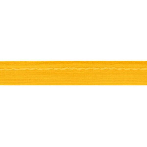 1.73 EURO/ m - Jersey  Paspelband - 3m Oaki Doki -  12mm - weiß, gelb, orange – Bild 6