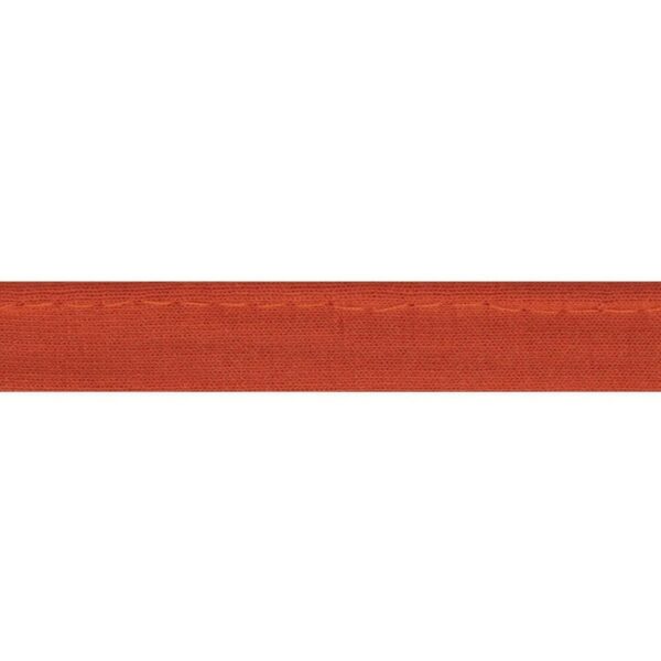 1.73 EURO/ m - Jersey  Paspelband - 3m Oaki Doki -  12mm - Rottöne – Bild 3