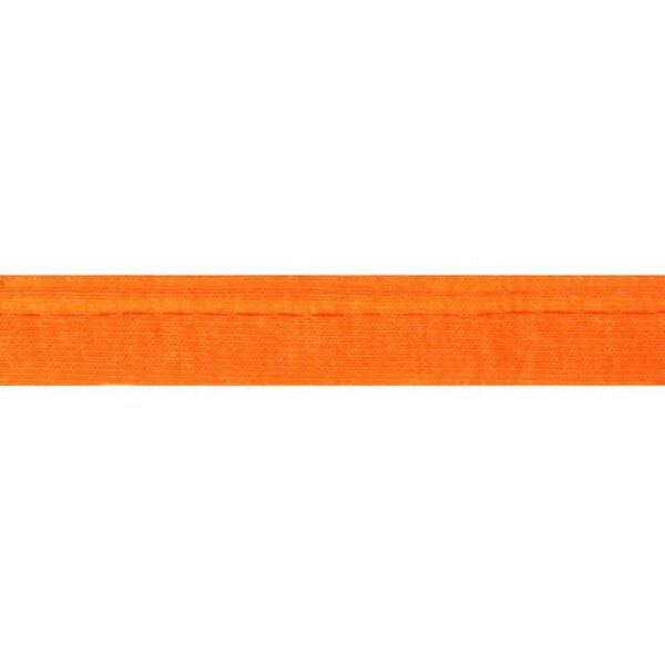 1.73 EURO/ m - Jersey  Paspelband - 3m Oaki Doki -  12mm - weiß, gelb, orange – Bild 8