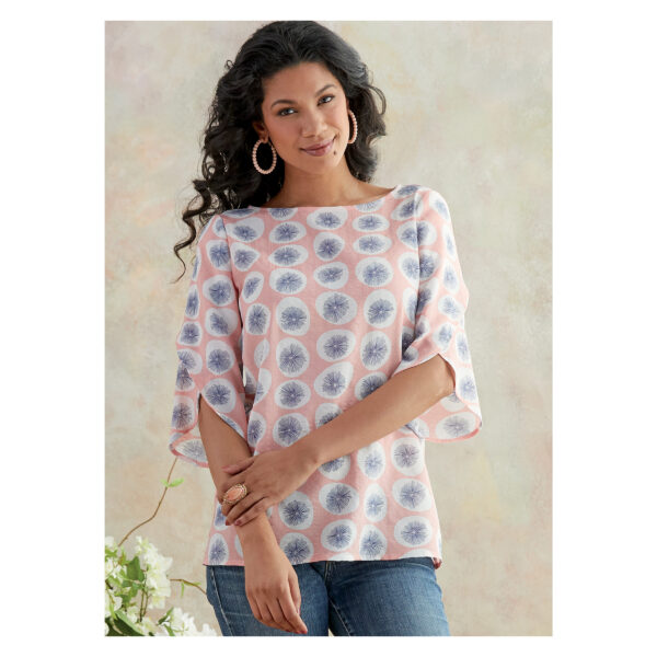 Butterick Schnittmuster - B6687 -  Bluse mit gerafftem Ärmel – Bild 2