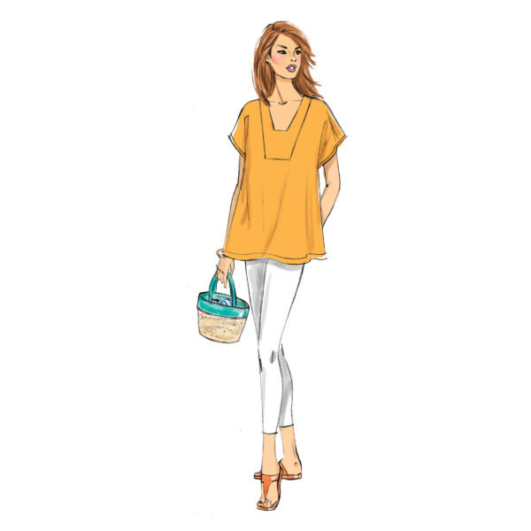 Butterick Schnittmuster - B6683 -  lässiges Hauskleid, Überwurf, Strandkleid – Bild 3