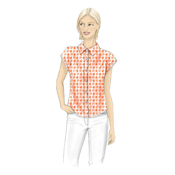 Butterick Schnittmuster - B6686 - sommerliche Hemdbluse – Bild 9