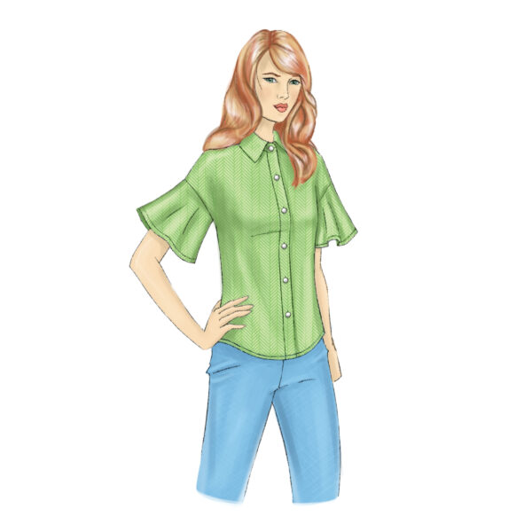 Butterick Schnittmuster - B6686 - sommerliche Hemdbluse – Bild 7