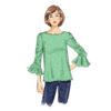 Butterick Schnittmuster - B6687 -  Bluse mit gerafftem Ärmel – Bild 5