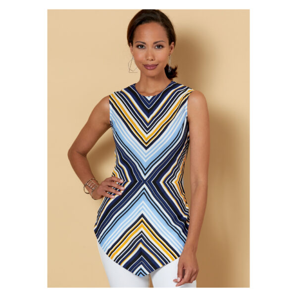 Butterick Schnittmuster - B6663 -  Bluse, Sommerbluse kurzärmelig – Bild 6