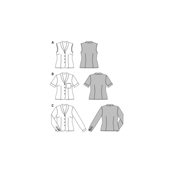 Burda Style Schnittmuster - Bluse - Hemdbluse - Schalkragen - Nr. 6533 – Bild 8