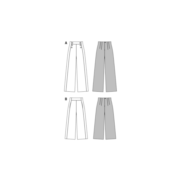 Burda Style Schnittmuster - Hose - Marlenehose und Culotte - Nr. 6573 – Bild 6