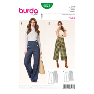 Burda Style Schnittmuster - Hose - Marlenehose und Culotte - Nr. 6573