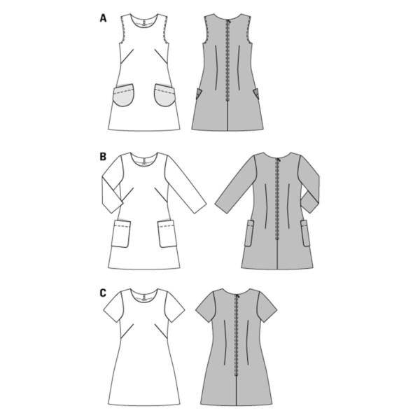 Burda Style Schnittmuster - Kleid - Etuikleid & Trägerkleid - Nr. 6721 – Bild 5