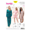 Burda Style Schnittmuster - Nachthemd - Schlafanzug - Pyjama für Sie - Nr. 6742