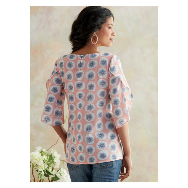 Butterick Schnittmuster - B6687 -  Bluse mit gerafftem Ärmel – Bild 7
