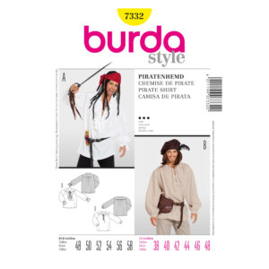 Burda Style Schnittmuster - Hemd - Piratenhemd - Mittelalterhemd - Nr. 7332