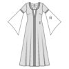 Burda Style Schnittmuster - Mittelalterliches Kleid und Haube - Nr. 7468 – Bild 9