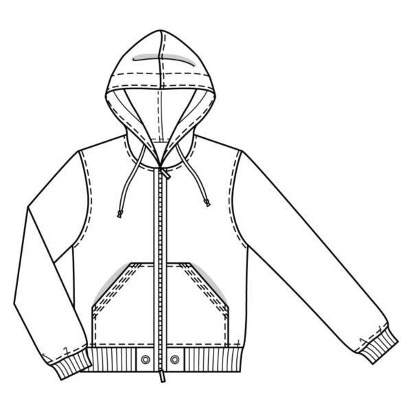 Burda Young -Schnittmuster -Jacke - Shirt - 7734 – Bild 7